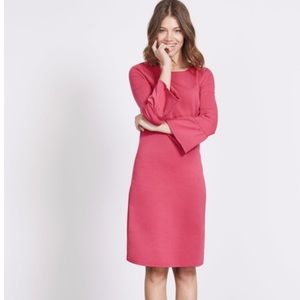 Boden Lavinia Pink Ponte Dress Size 6